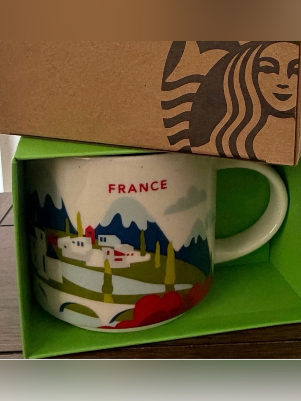 Starbucks France White Ceramic Collectible Mug